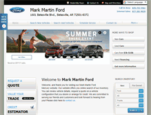 Tablet Screenshot of markmartinfordar.com
